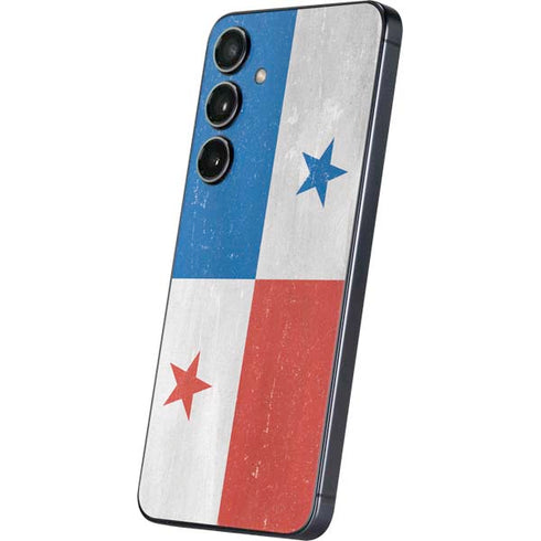 Panama Flag Distressed Galaxy S25 Skin